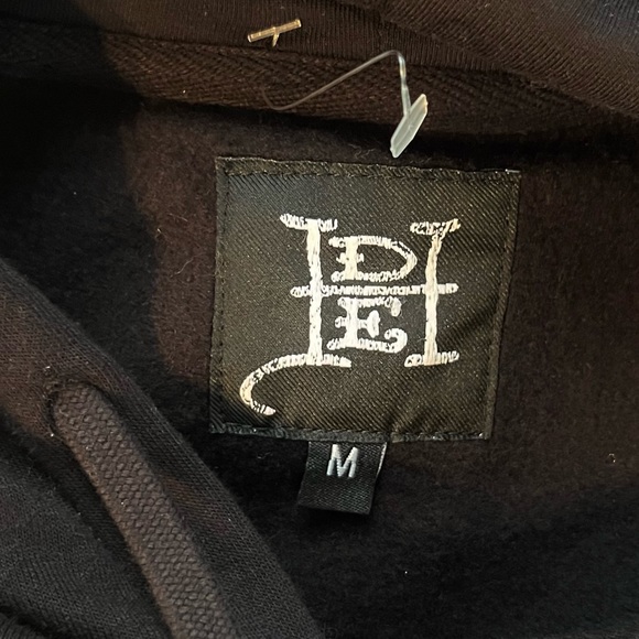 Ed Hardy Black Hoodie sz M NWT! - Picture 4 of 8